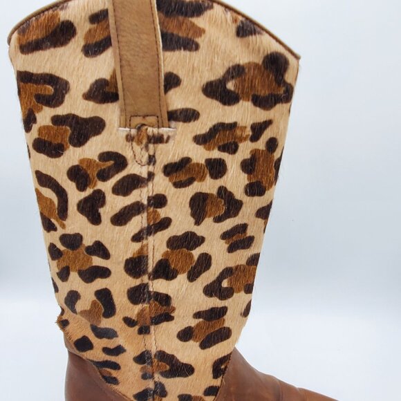 Seychelles Pointed Toe Leopard Print Western Cowgirl Boot, Size 6.5 - Picture 6 of 10